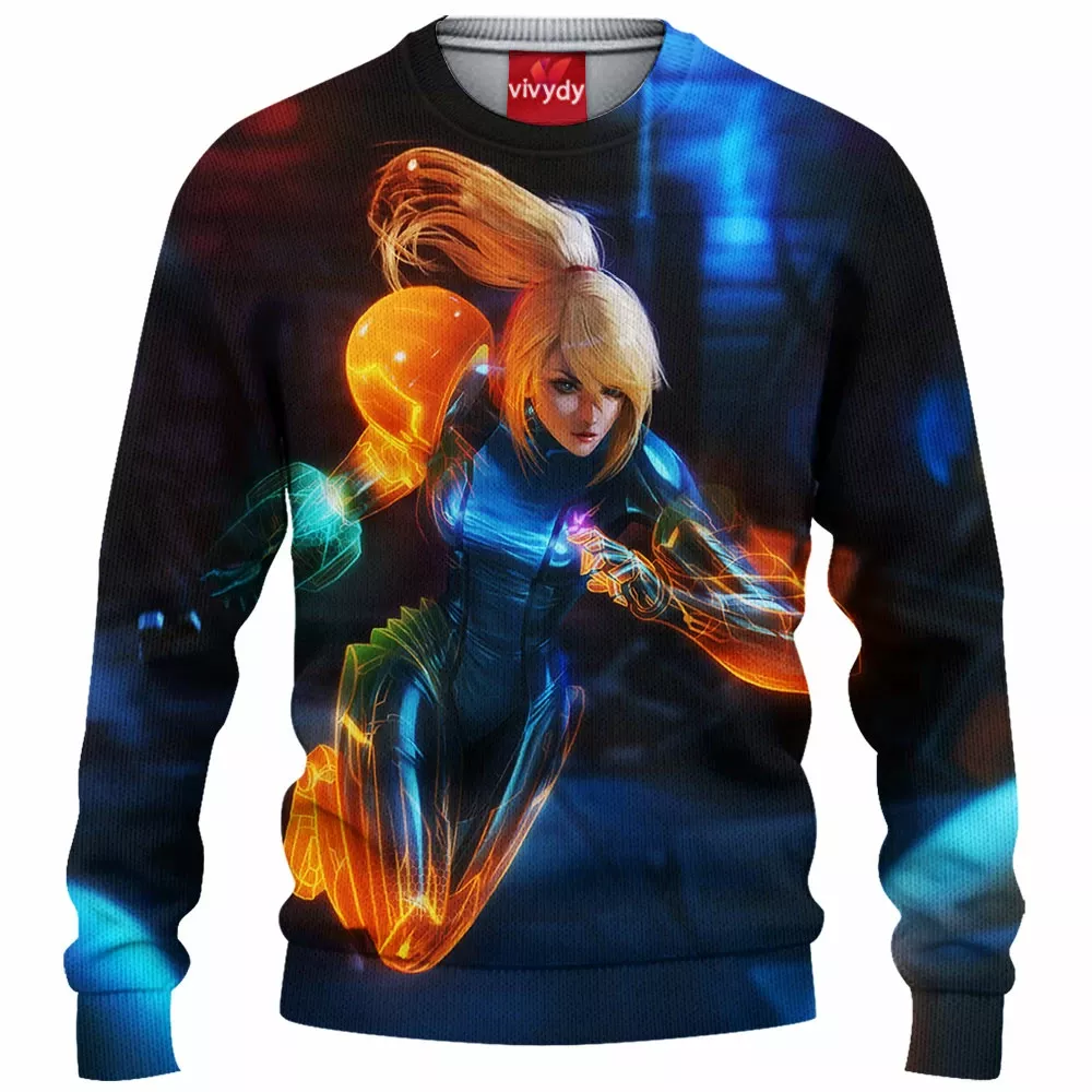 Samus Aran Knitted Sweater