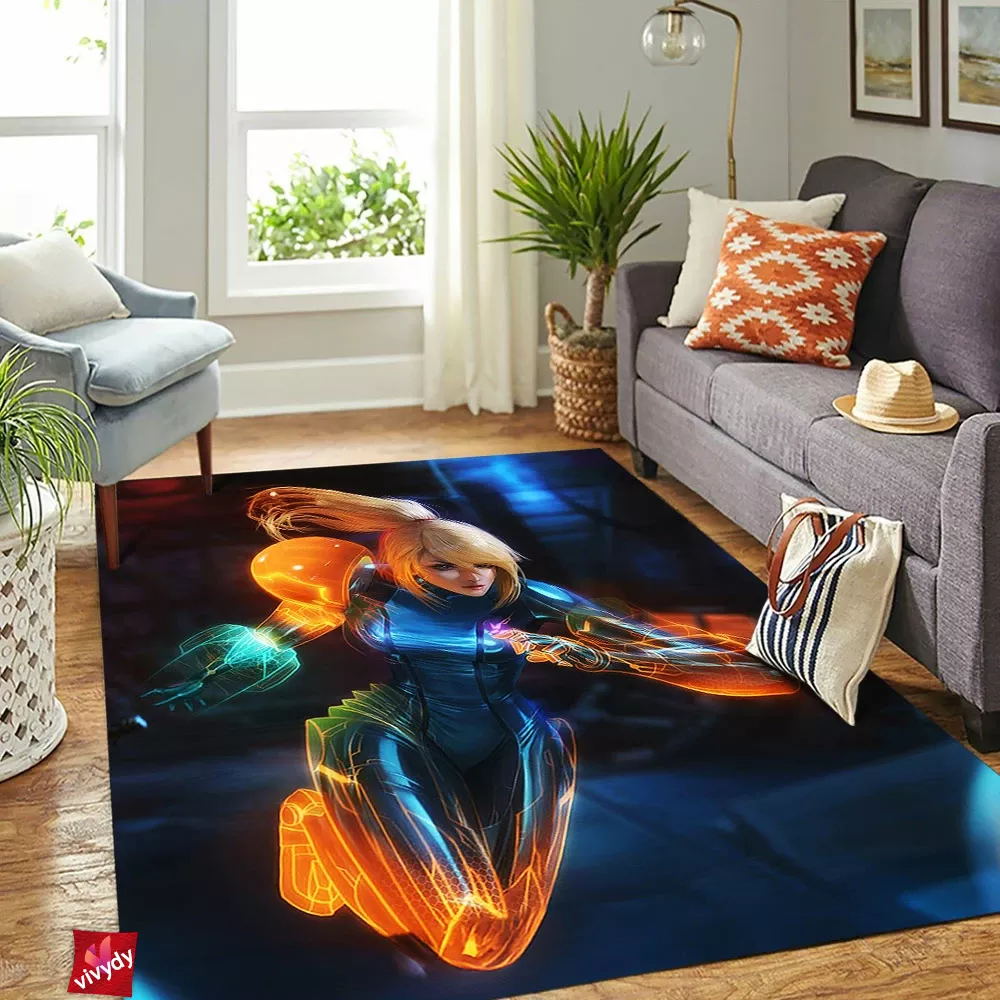 Samus Aran Rectangle Rug