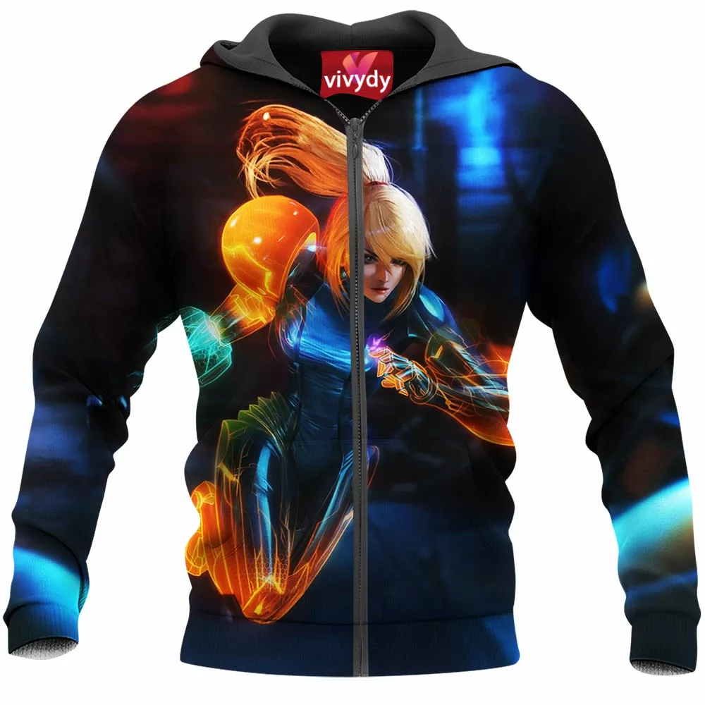 Samus Aran Zip Hoodie