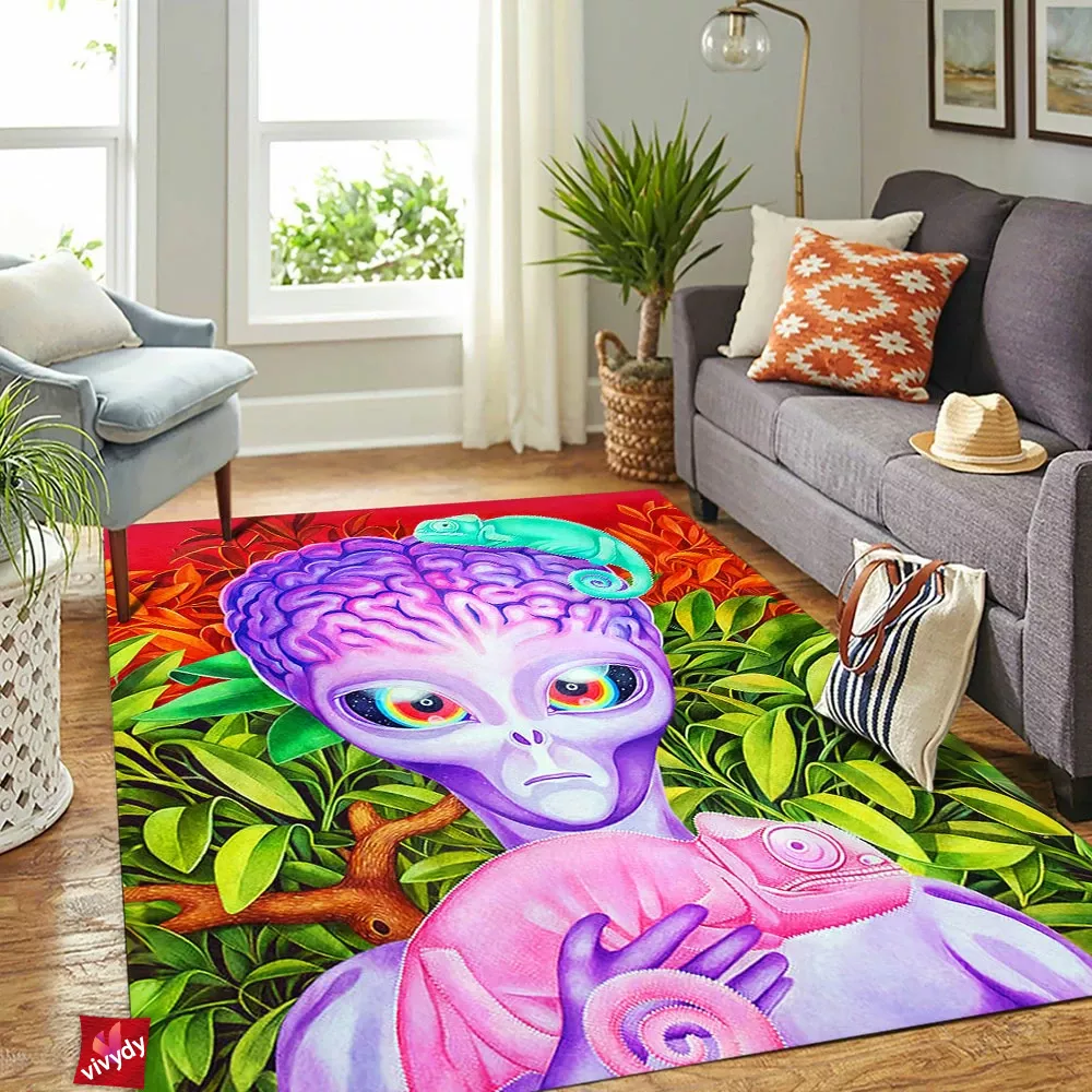 Chameleons Rectangle Rug