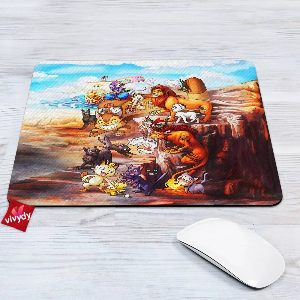 Pop Culture Cats Mouse Pad