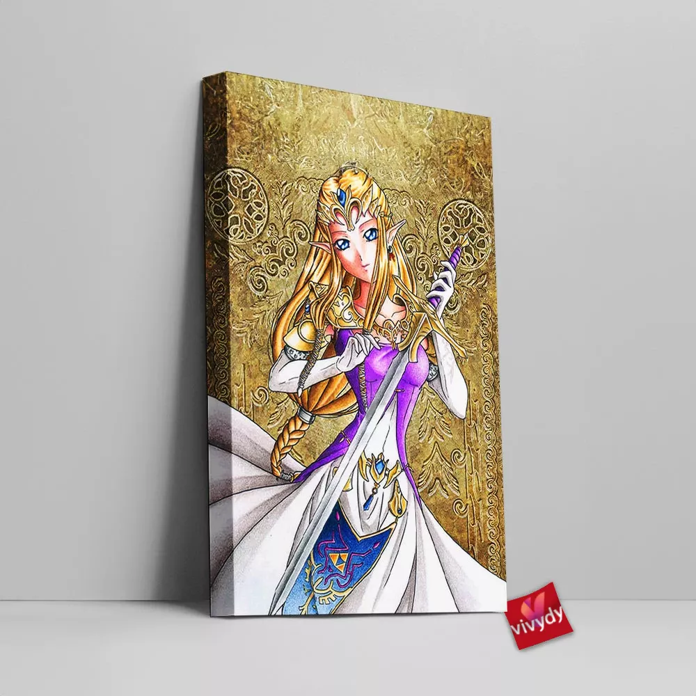 Princess Zelda Canvas Wall Art