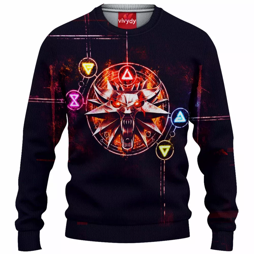 The Witcher Logo Knitted Sweater