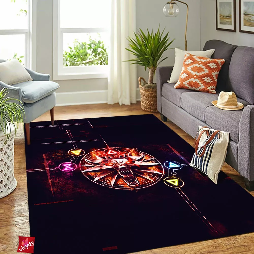 The Witcher Logo Rectangle Rug