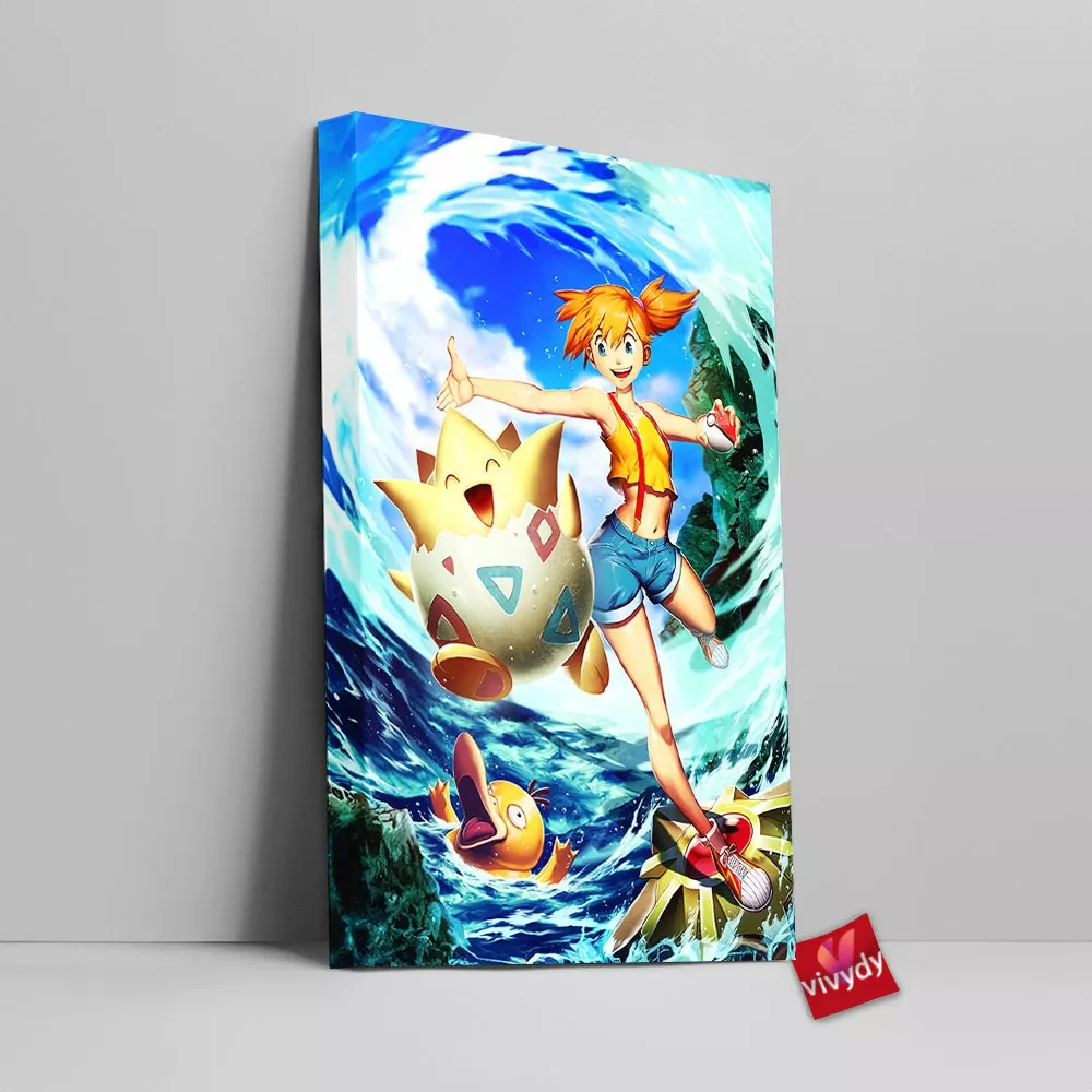 Pokemon Misty Canvas Wall Art