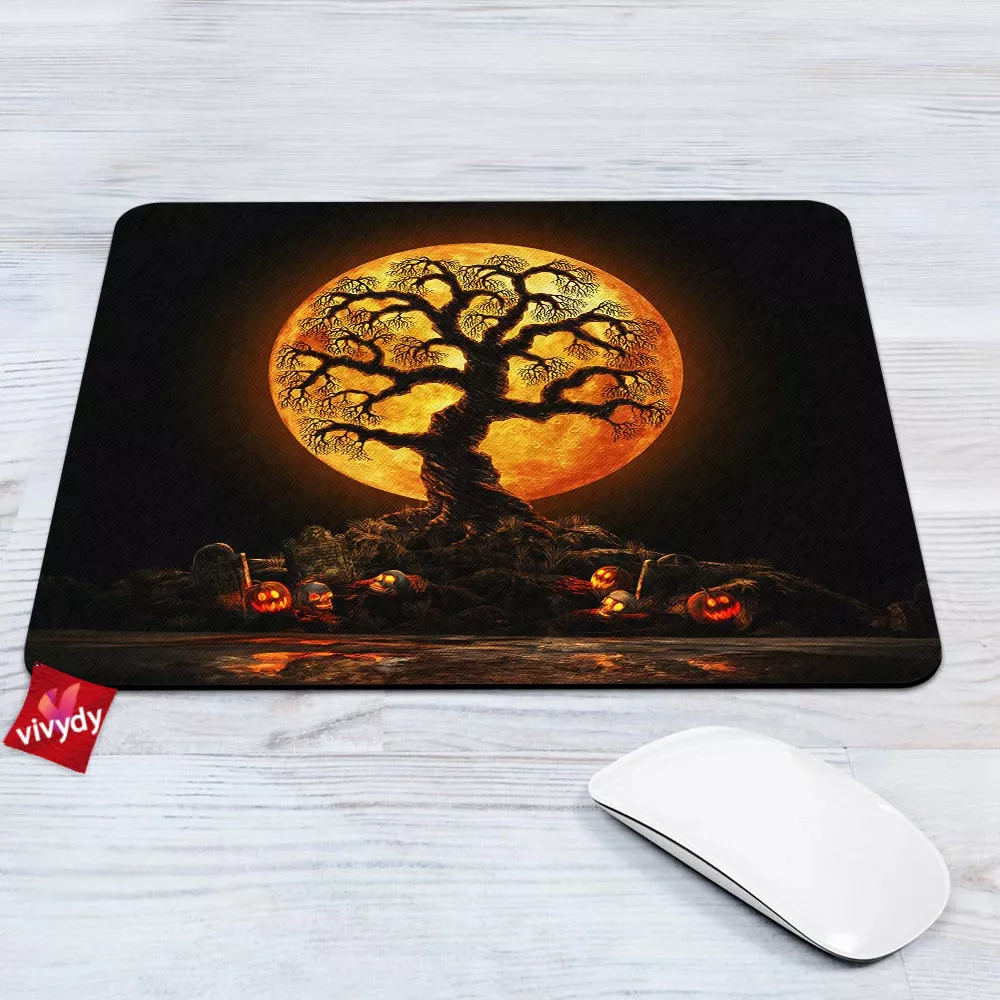 Trick Or Tree Mouse Pad