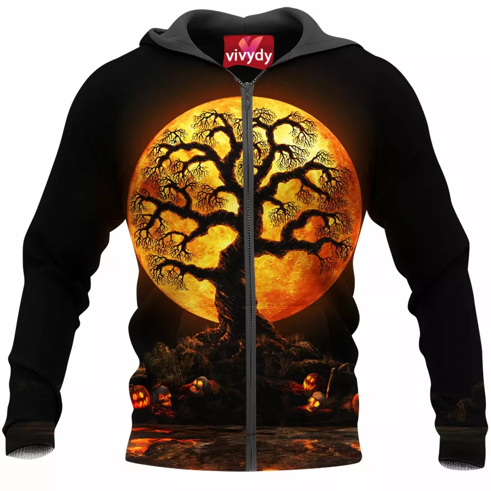 Trick Or Tree Zip Hoodie