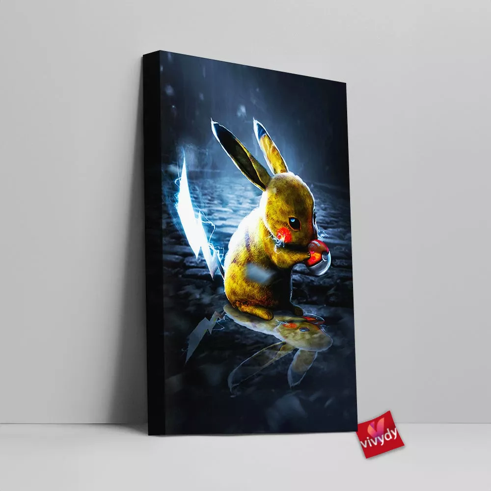 Pikachu Canvas Wall Art