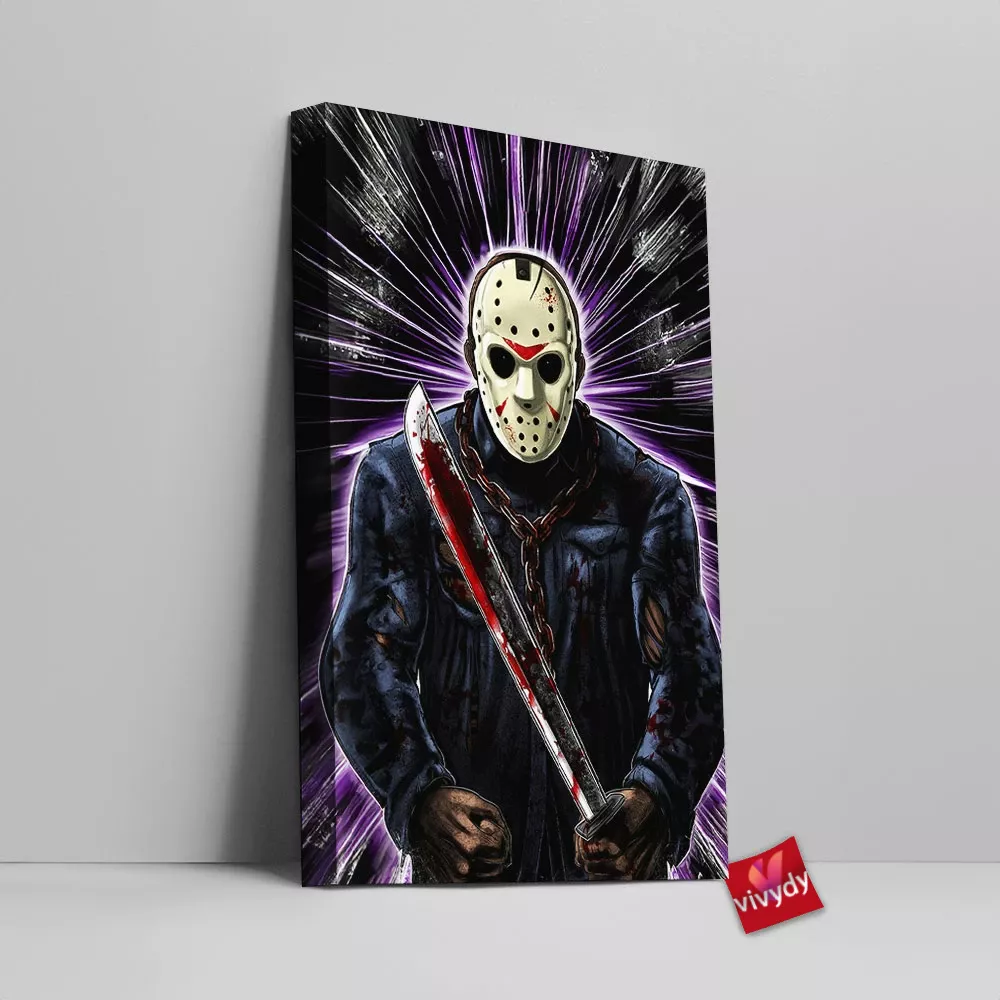 Jason Voorhees Canvas Wall Art