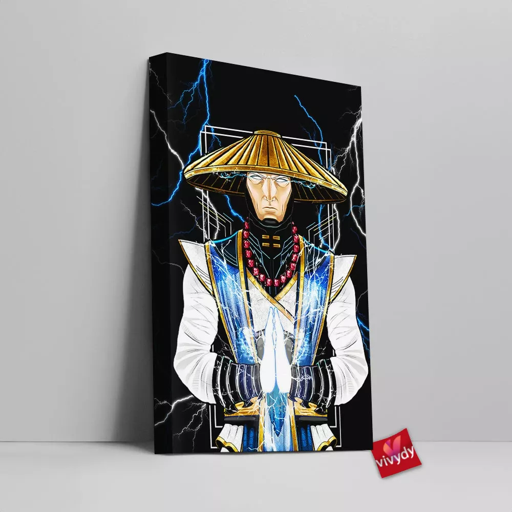 Raiden Mortal Kombat Canvas Wall Art