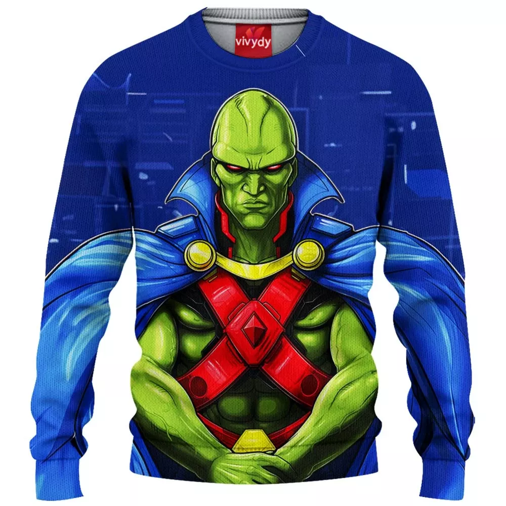 Martian Manhunter Knitted Sweater