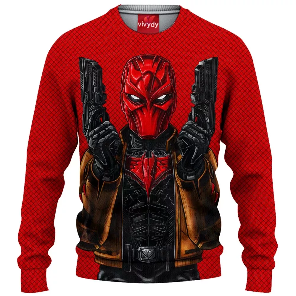 Red Hood Knitted Sweater