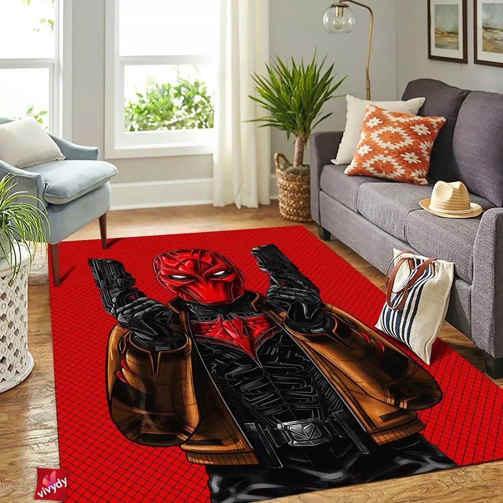 Red Hood Rectangle Rug