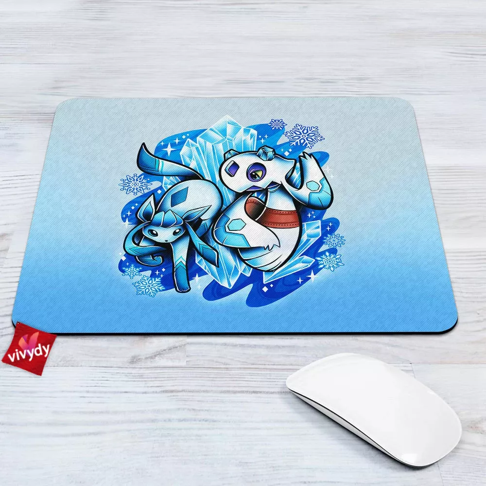 Glaceon Frosslass Mouse Pad