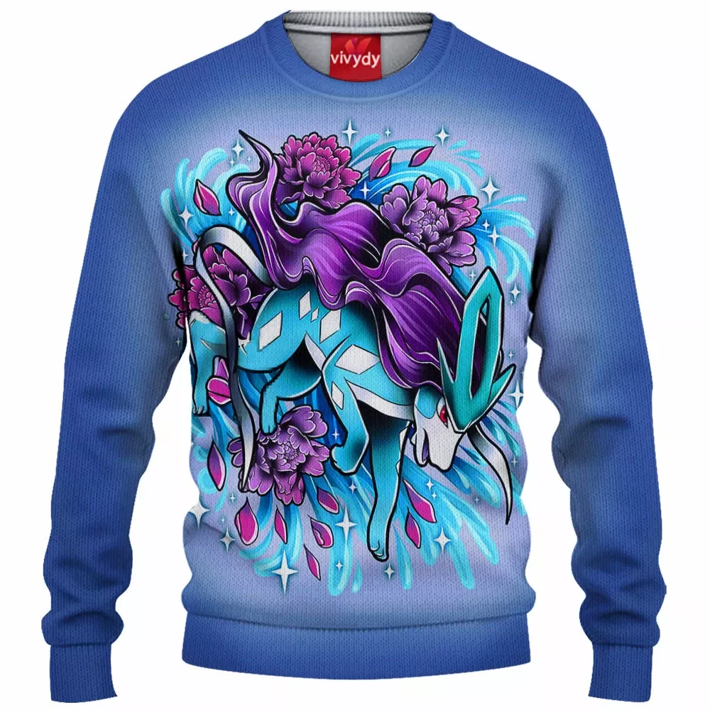 Suicune Tattoo Knitted Sweater