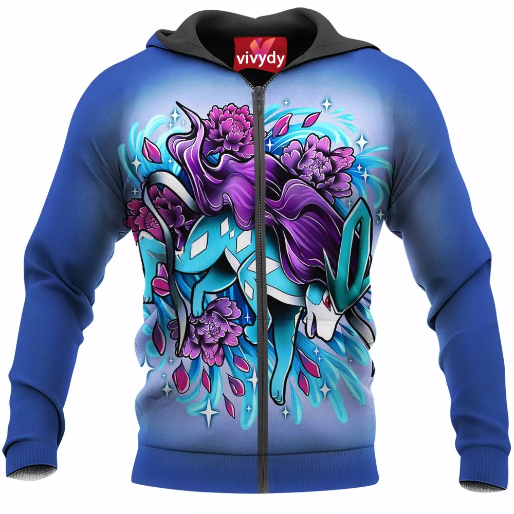 Suicune Tattoo Zip Hoodie