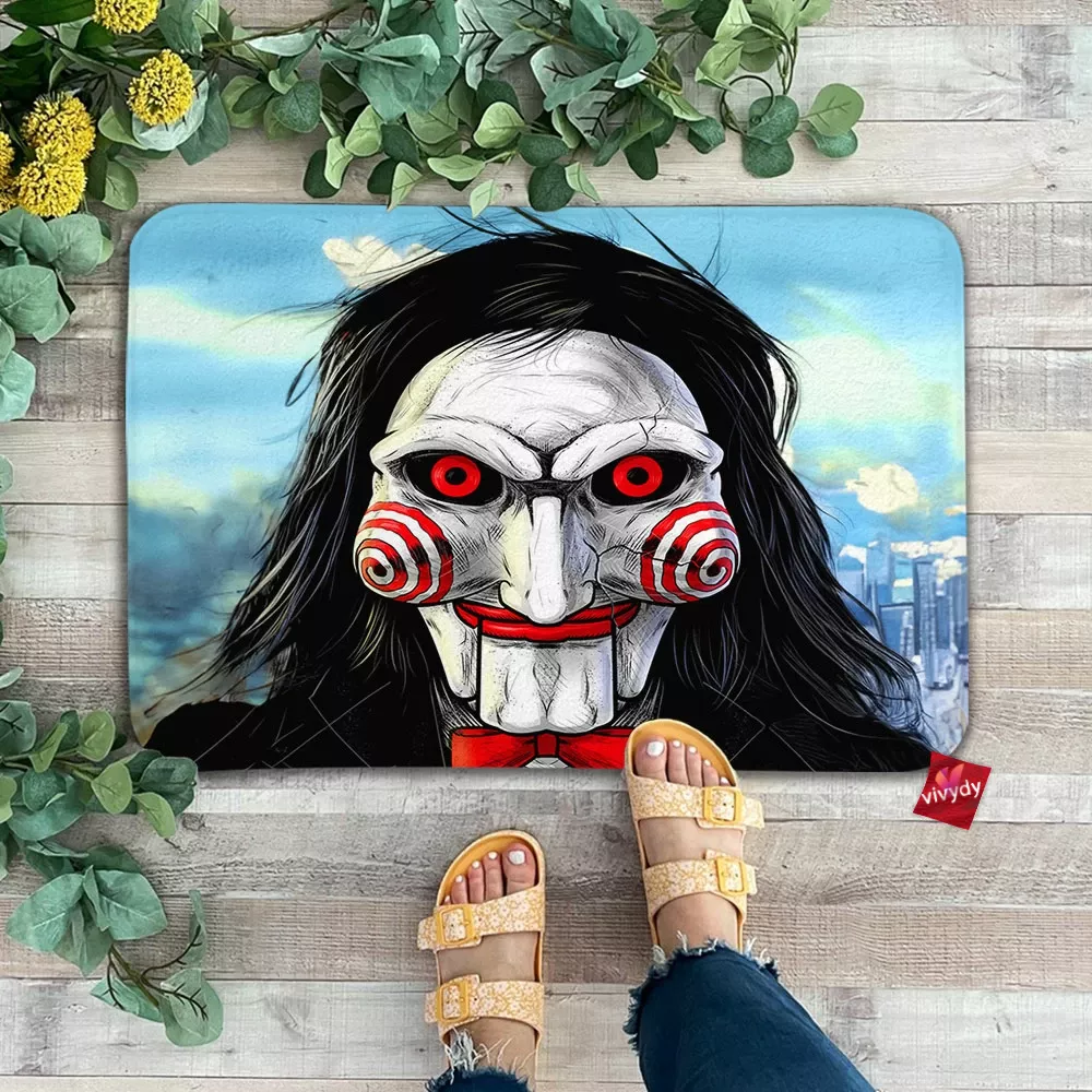 Billy The Puppet Jigsaw Doormat