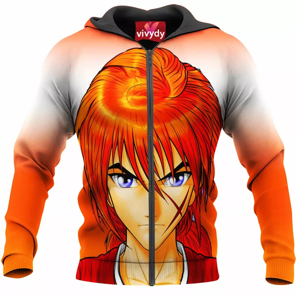 Kenshin Himura Zip Hoodie