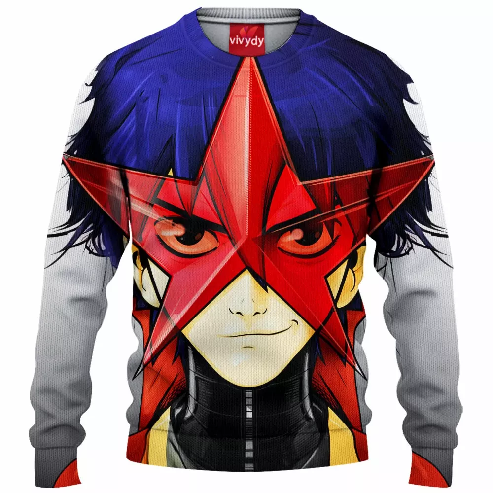 Gurren Lagann Knitted Sweater