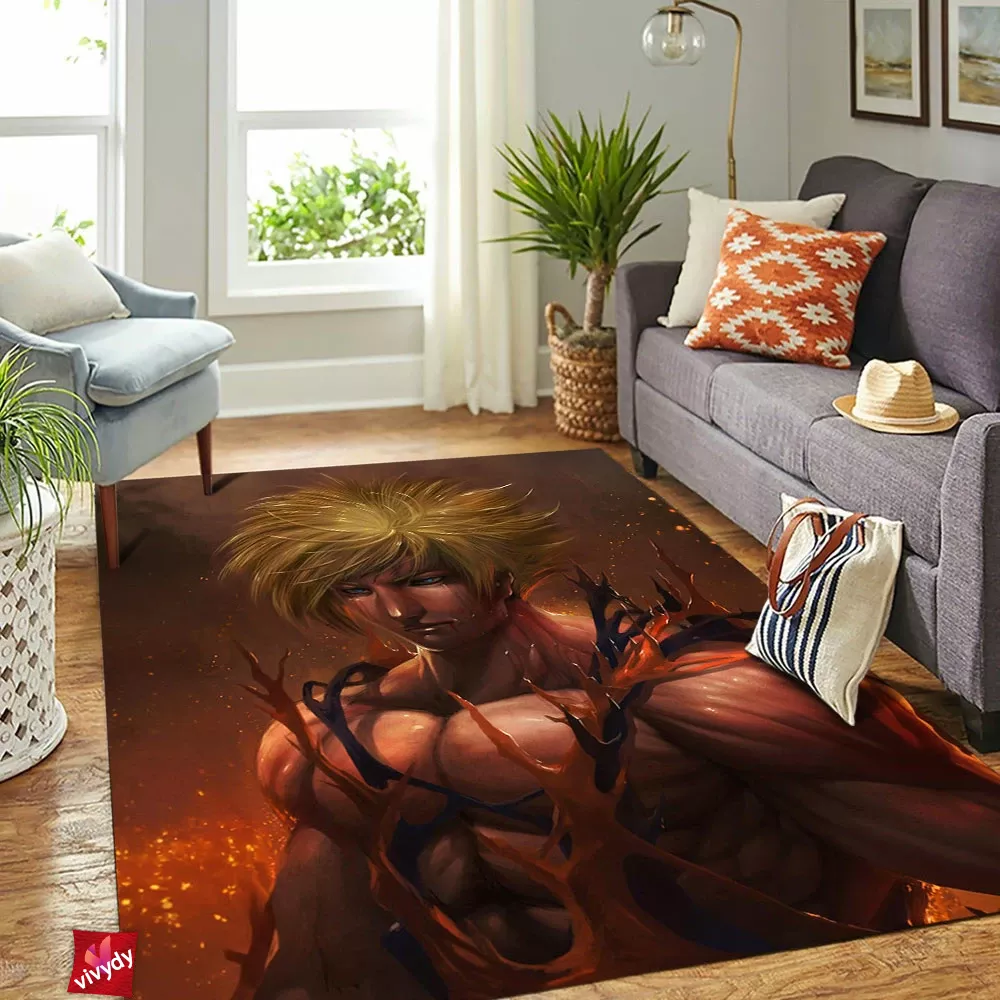 Super Saiyan Son Goku Dragon Ball Z , Dbz Rectangle Rug