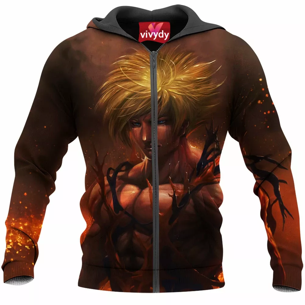 Super Saiyan Son Goku Dragon Ball Z , Dbz Zip Hoodie