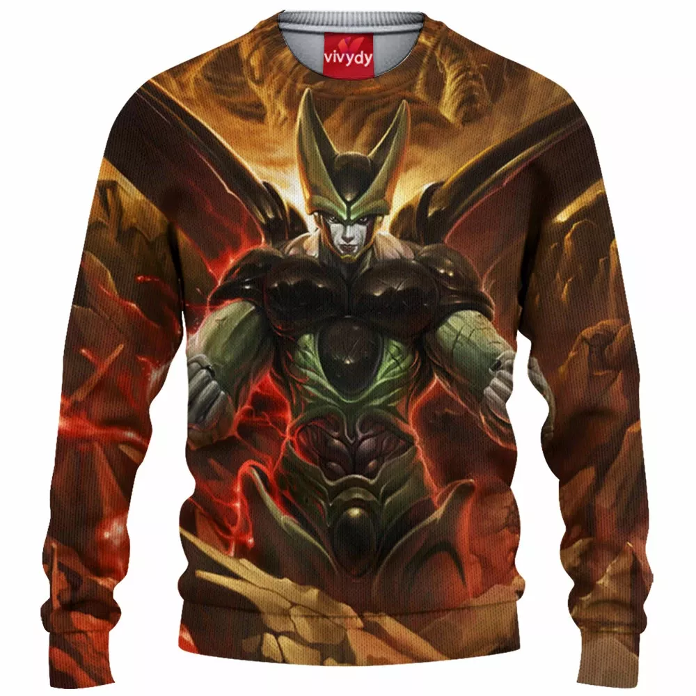 Cell Dragon Ball Z , Dbz Knitted Sweater