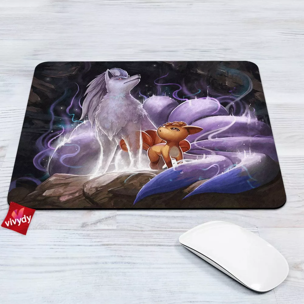 Vulpix And Ninetales Mouse Pad