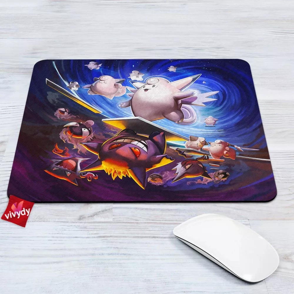 Clefable V Gengar Mouse Pad