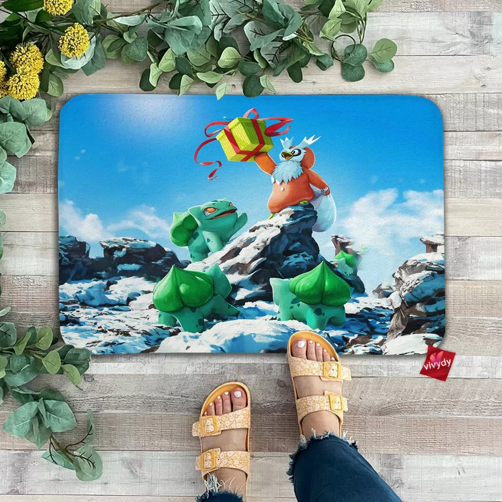 Bulbasaur Christmas Doormat