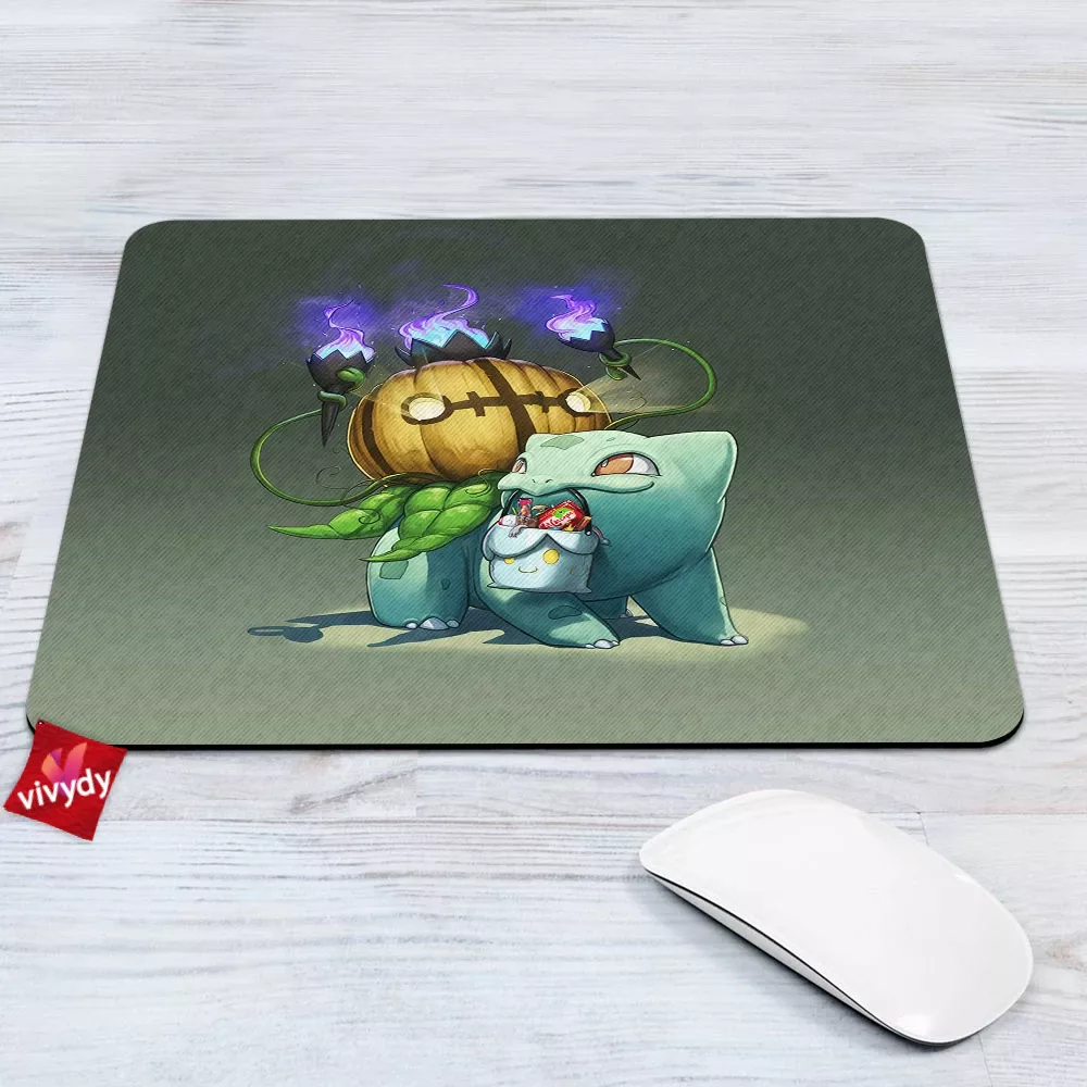 Bulbasaur Halloween Mouse Pad