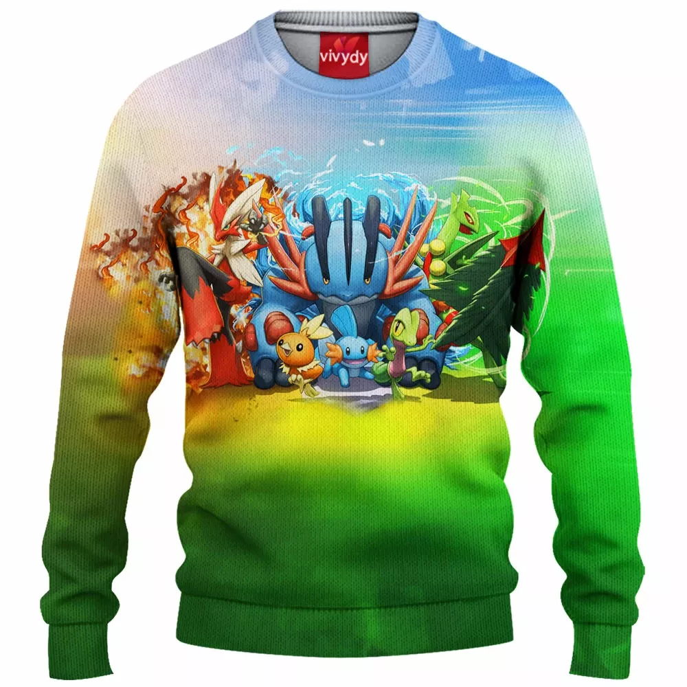 Pokemon Generation Knitted Sweater