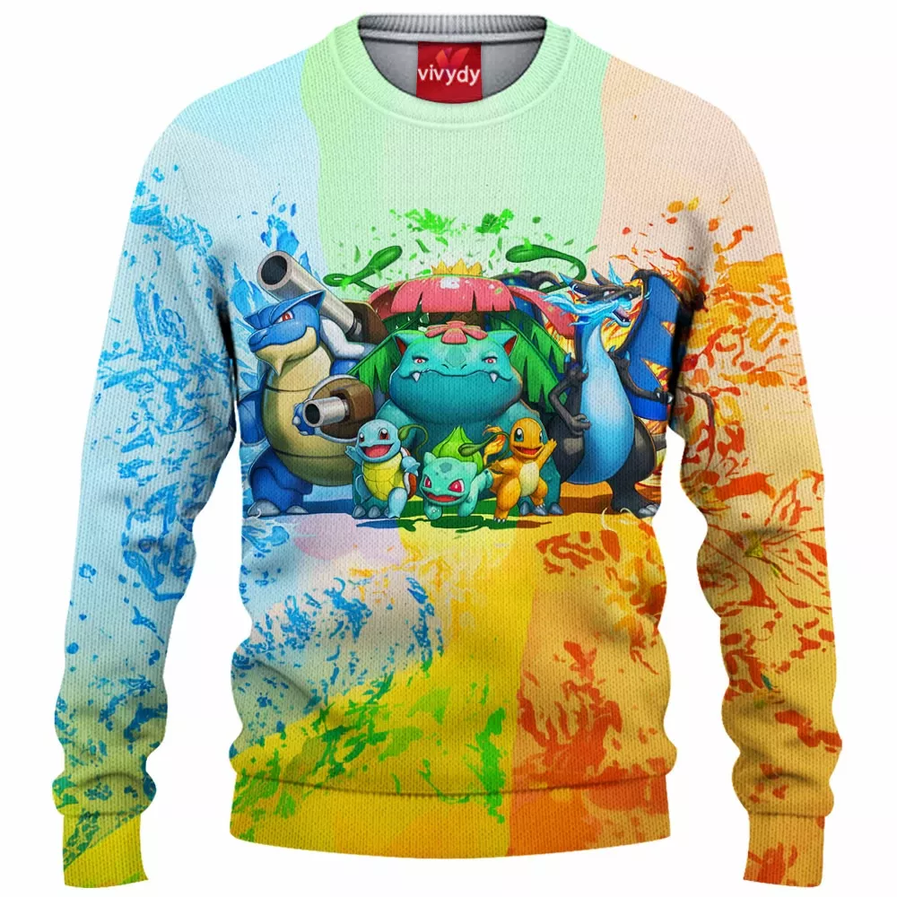 Pokemon Generation 3 Megas Knitted Sweater