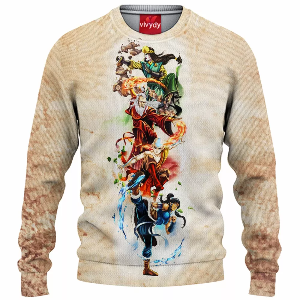 Avatar The Last Airbender Knitted Sweater