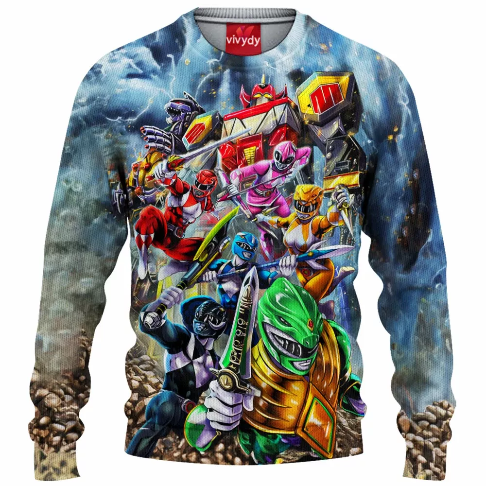 Power Rangers Knitted Sweater