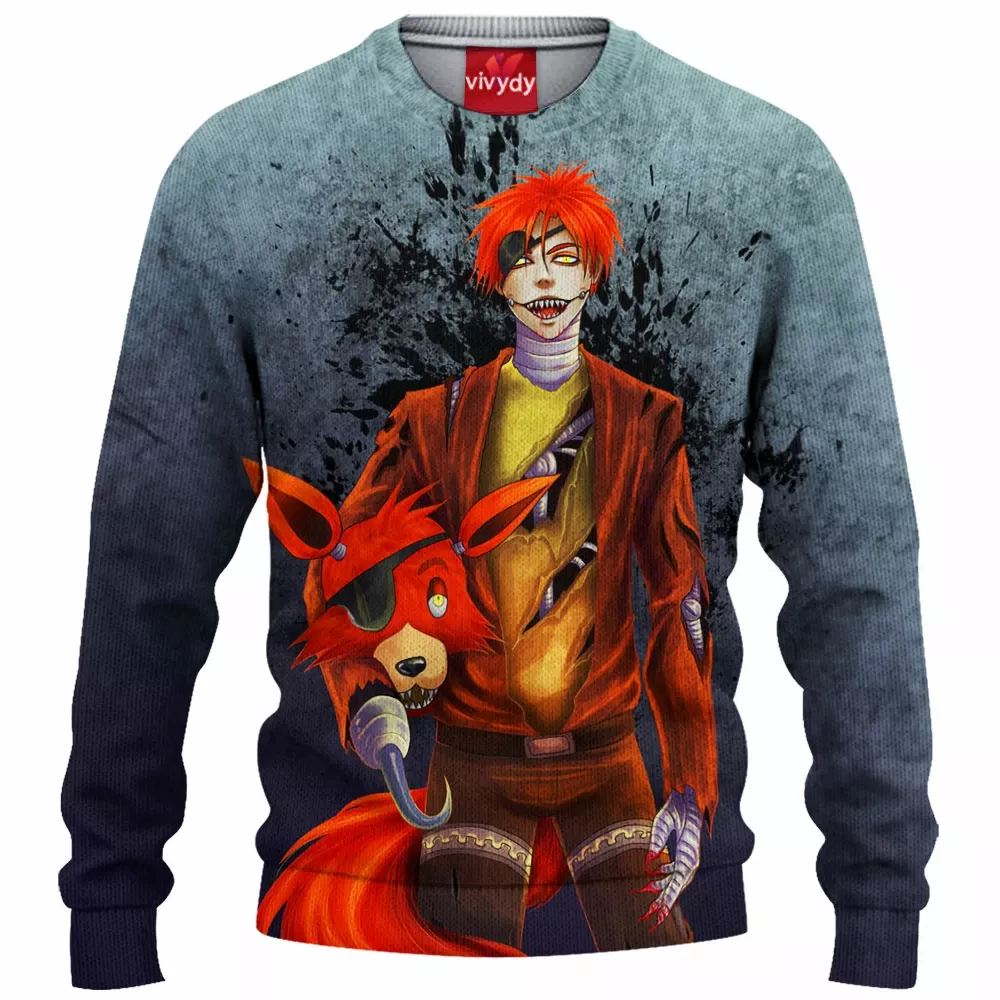 Foxy Five Nights At Freddy’s Knitted Sweater