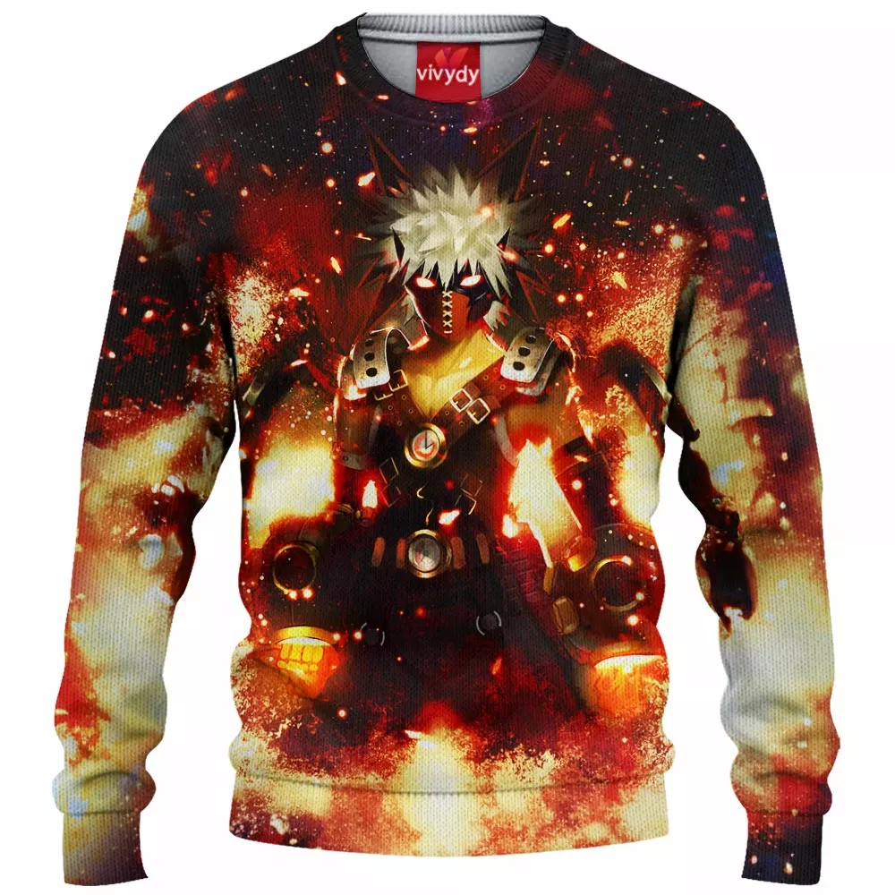 Bakugo Knitted Sweater