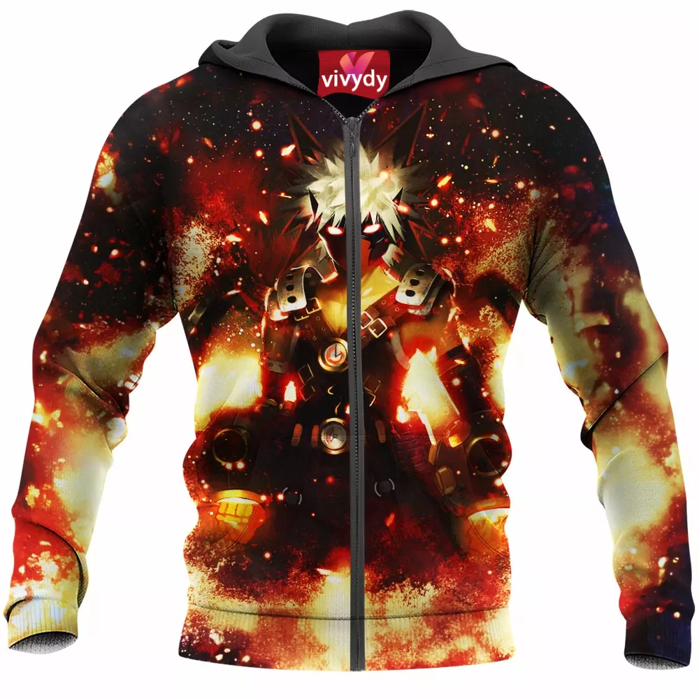 Bakugo Zip Hoodie