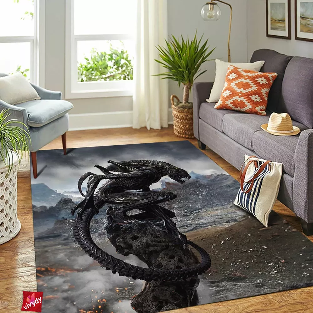 Xenomorph Rectangle Rug