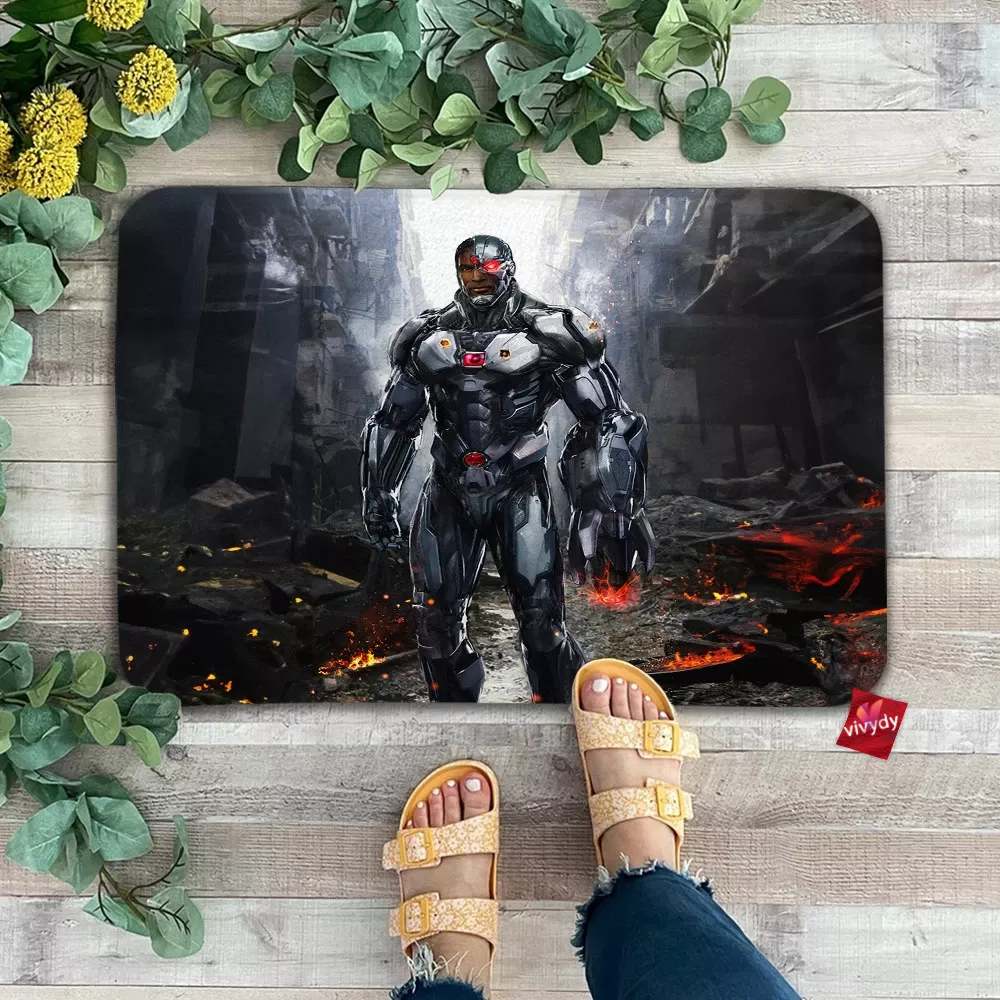 Cyborg Comic Doormat