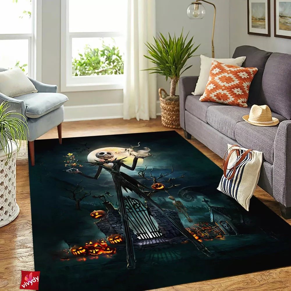 Jack Skellington Rectangle Rug