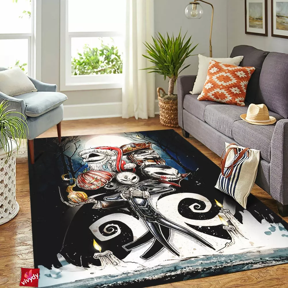 Nightmare Before Christmas Rectangle Rug