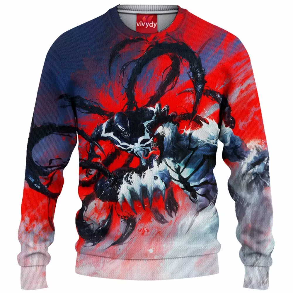 Anti Venom Vs Venom Knitted Sweater