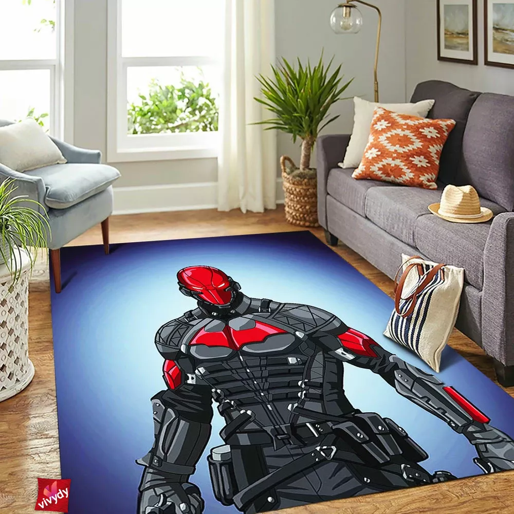 Red Hood Rectangle Rug