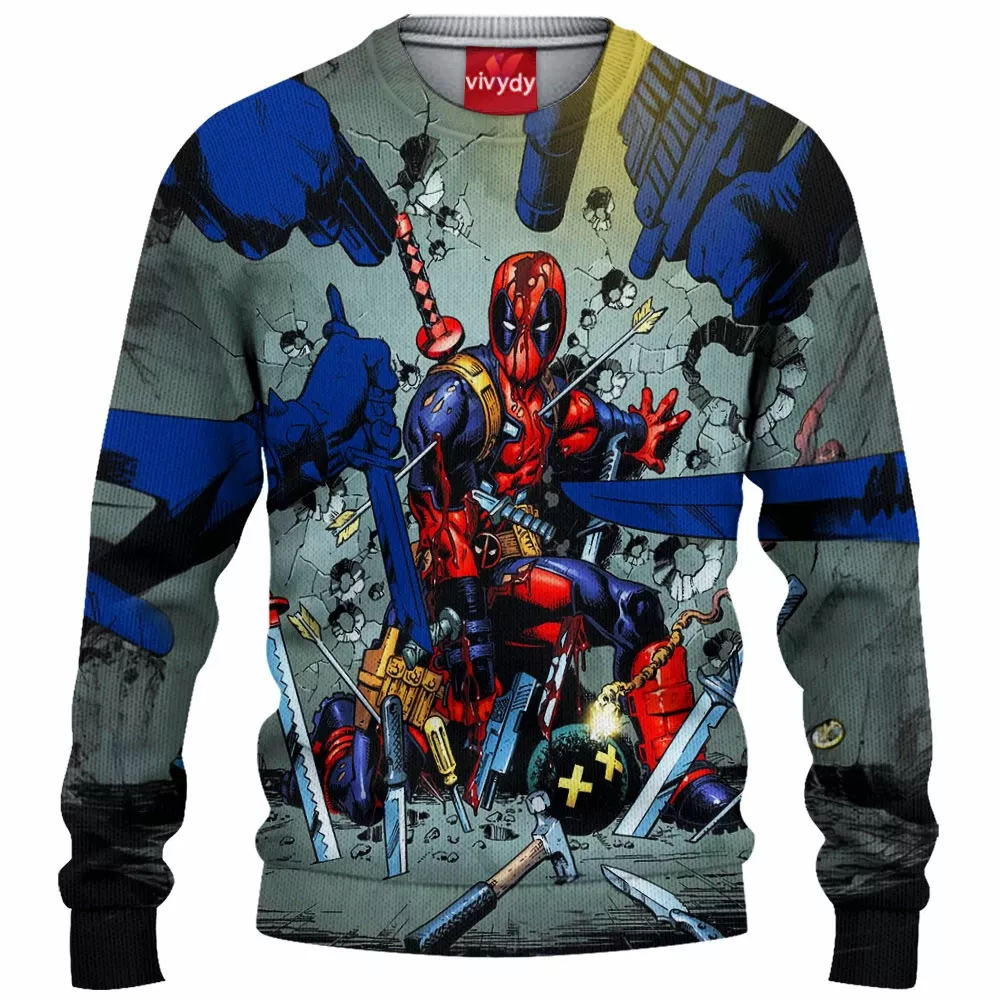 Deadpool Knitted Sweater