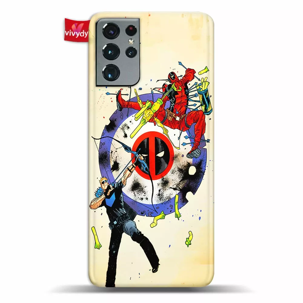 Hawkeye vs Deadpool Phone Case Samsung