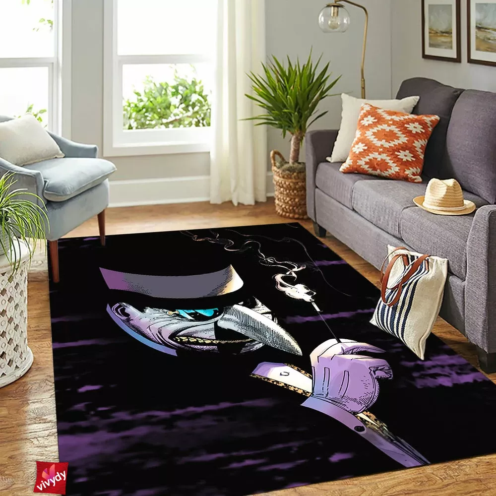 Comic Penguin Rectangle Rug