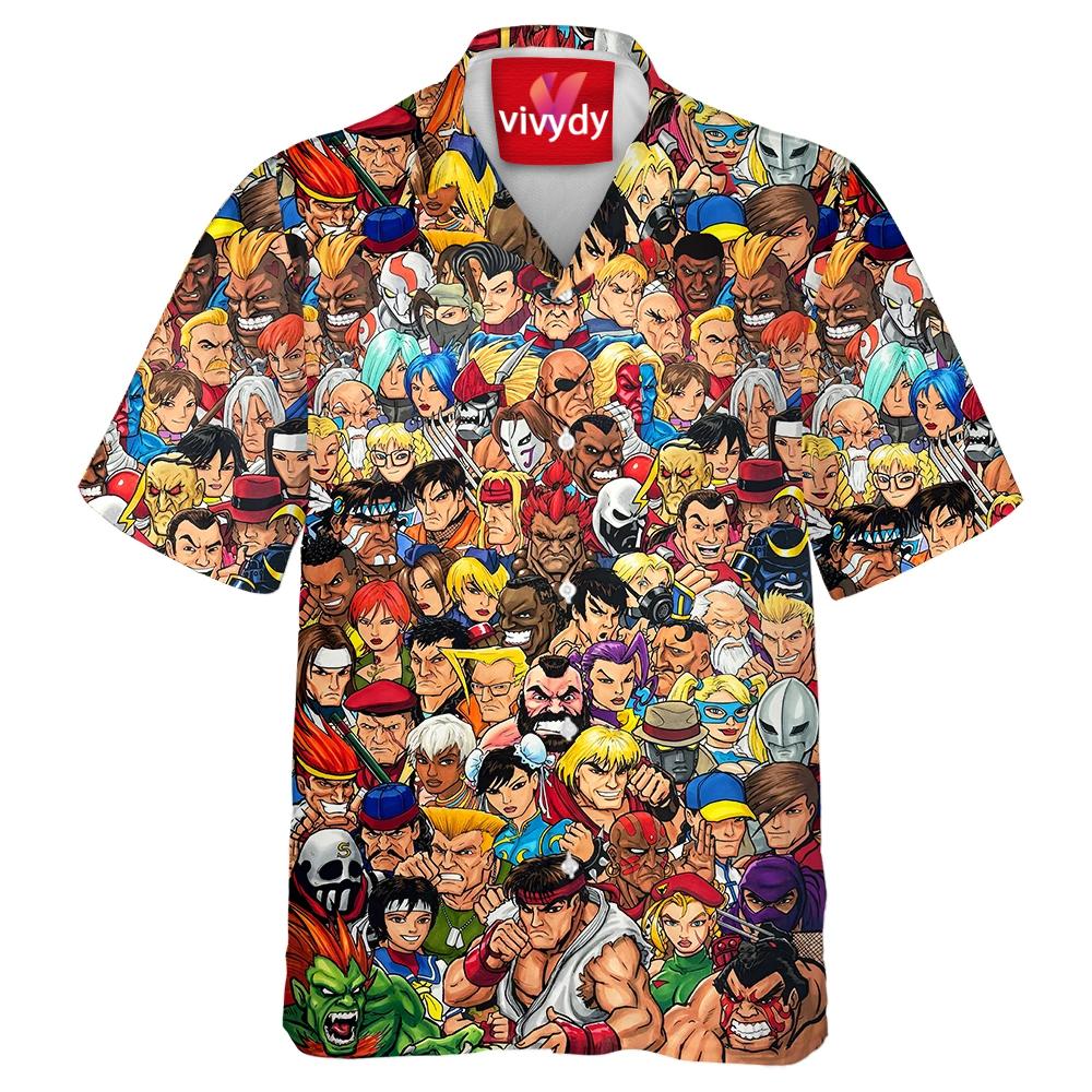 Street Fighter Hawaiian Shirt