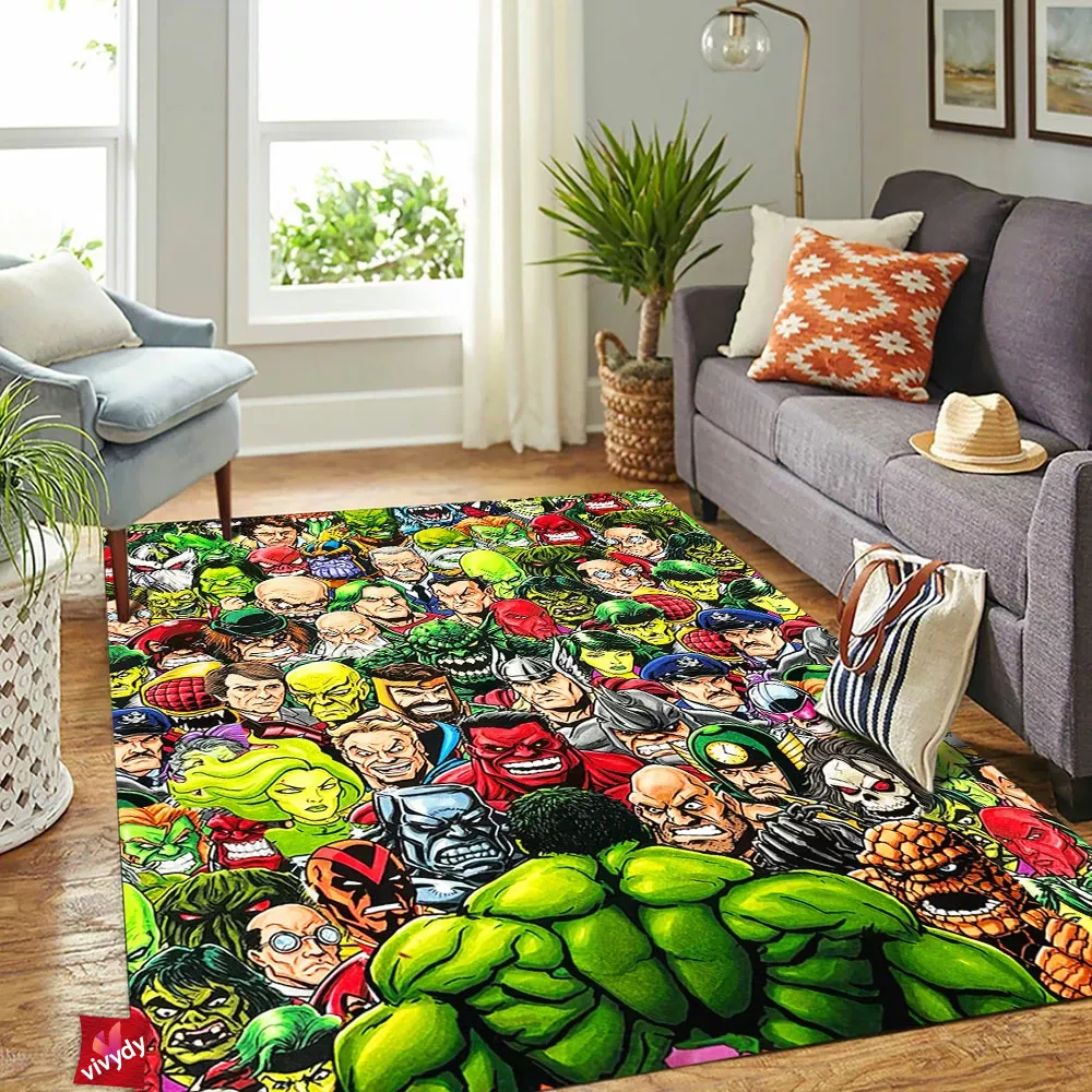 Comic Characters Valiant Rectangle Rug