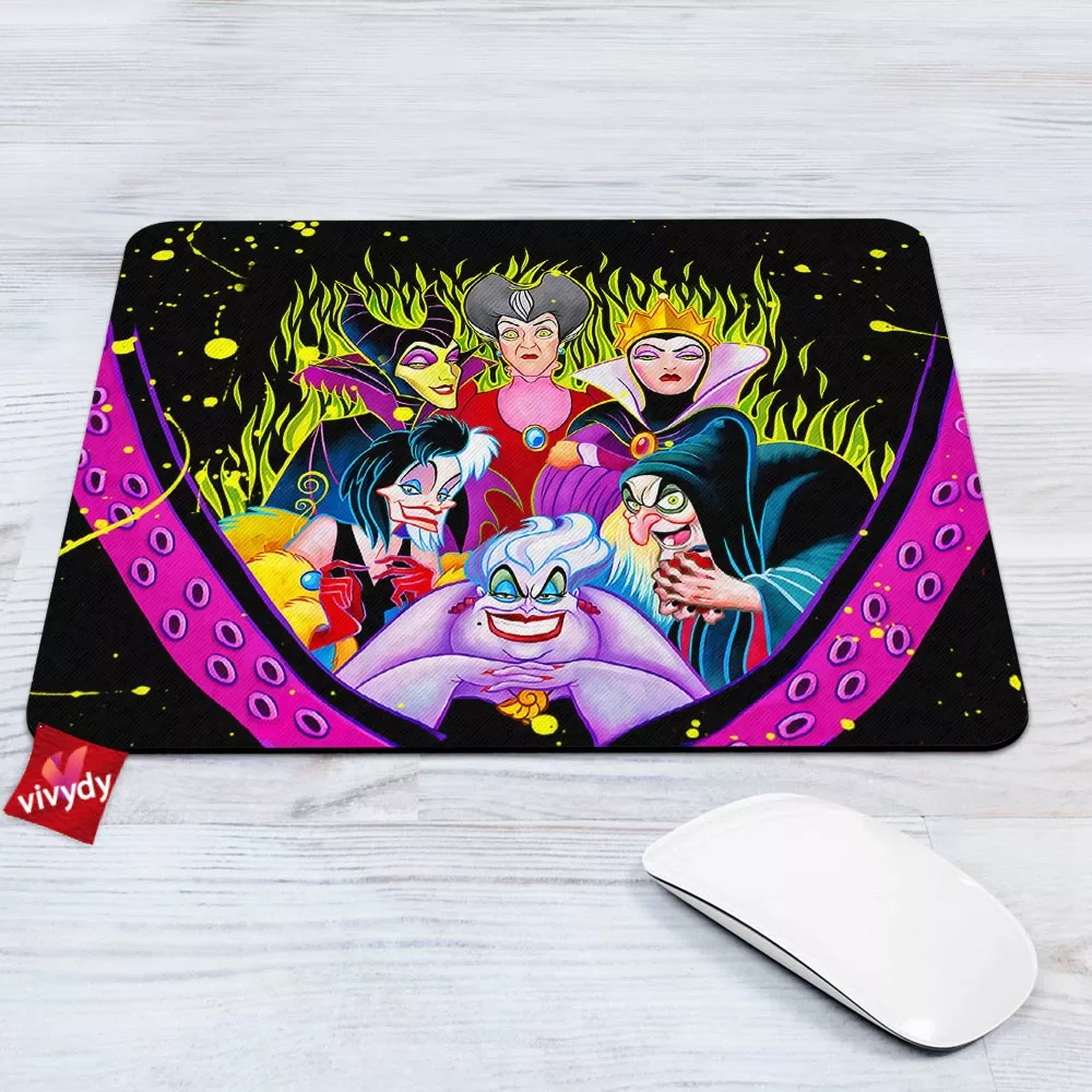 Animated Female Villains Mouse Pad