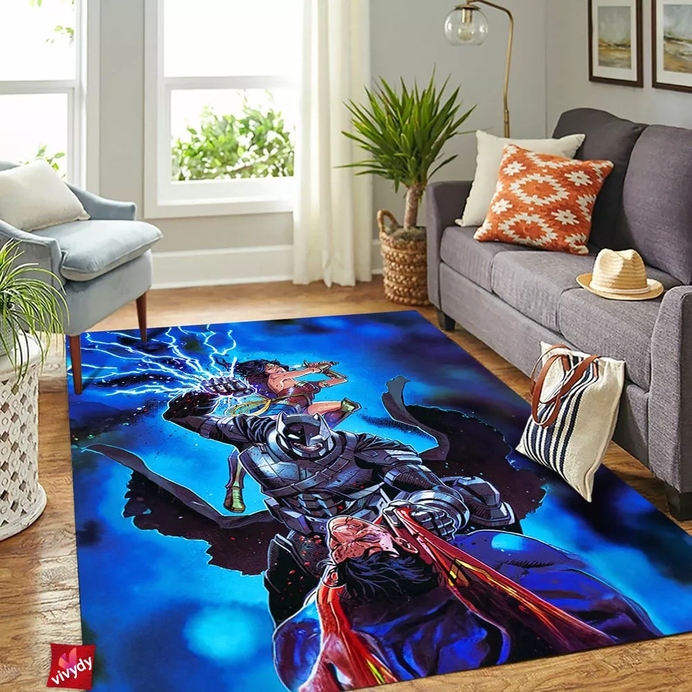 Batman vs Superman Rectangle Rug